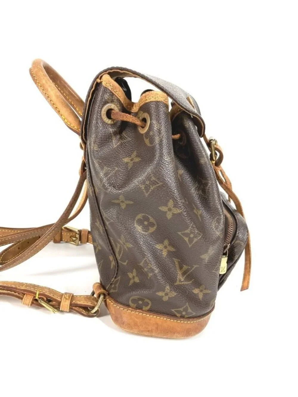 Louis Vuitton Backpack Mini Montsouris Monogram Canvas Brown - Picture 4 of 9